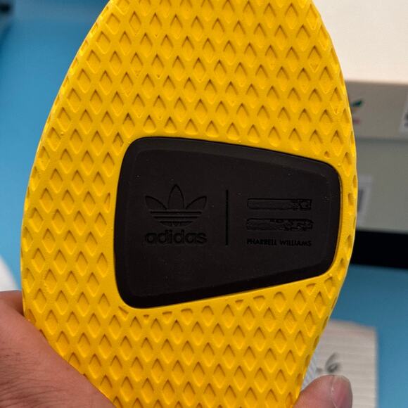 adidas Pharrell x Tennis Hu Yellow m8 w9.5 - Picture 14 of 16